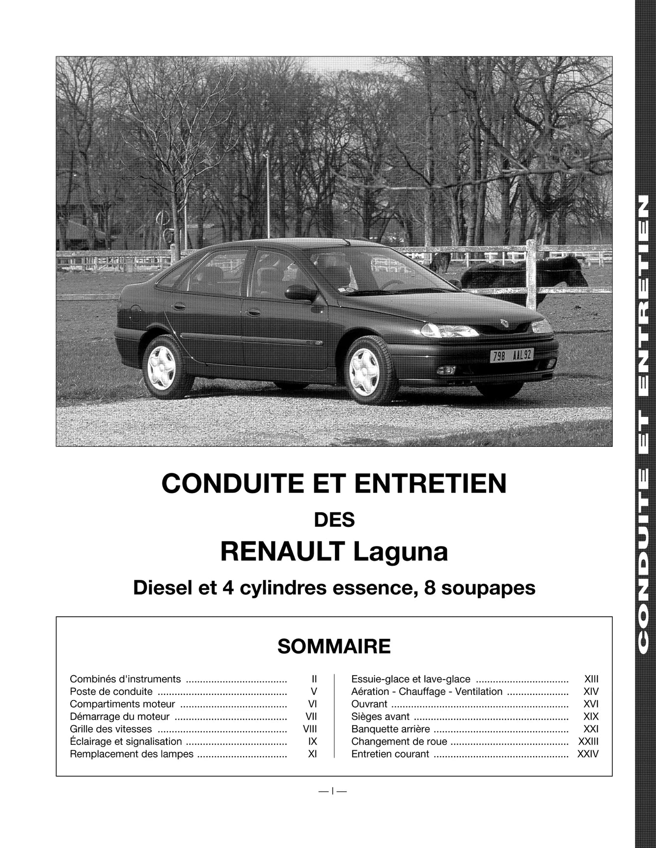 Renault Laguna I (1994 - 2000) - Revue Technique