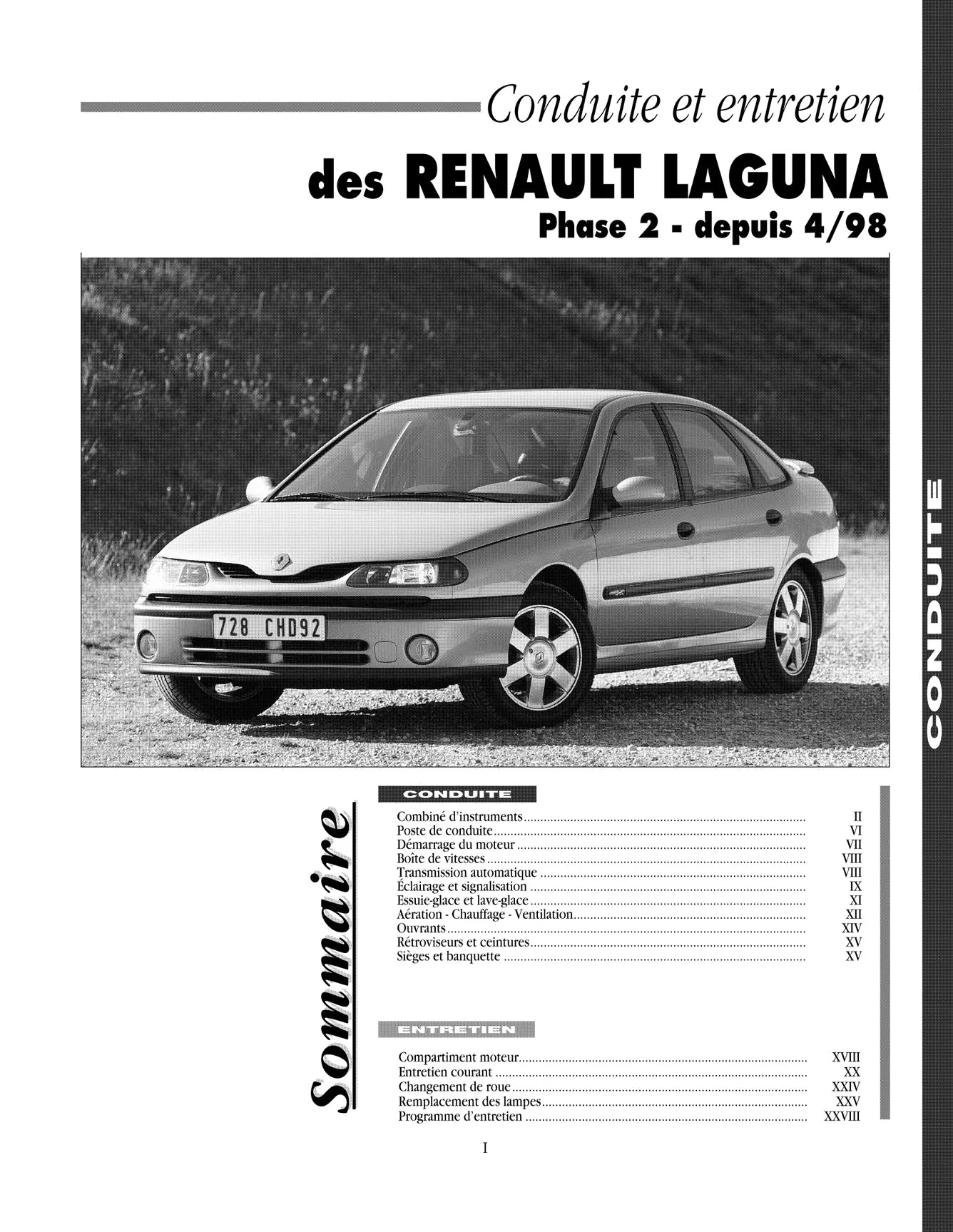 Renault Laguna I (1994 - 2000) - Revue Technique