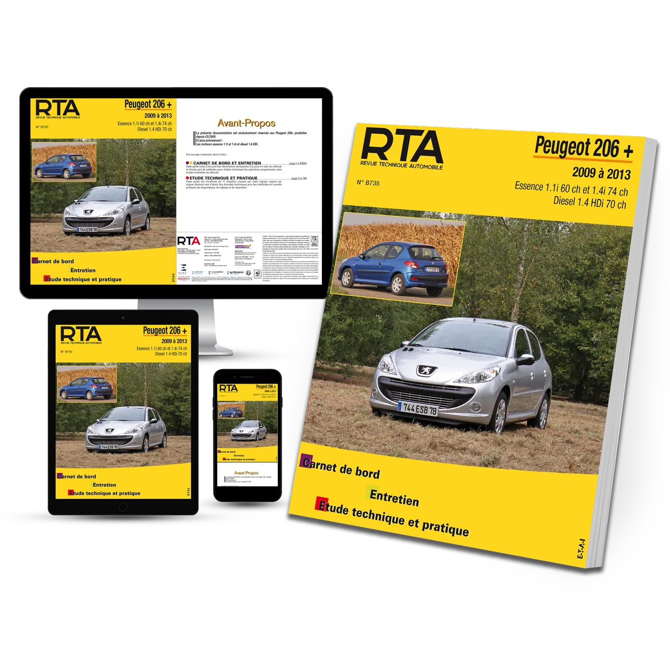 Peugeot 206+ (2009 - 2013) - Revue Technique