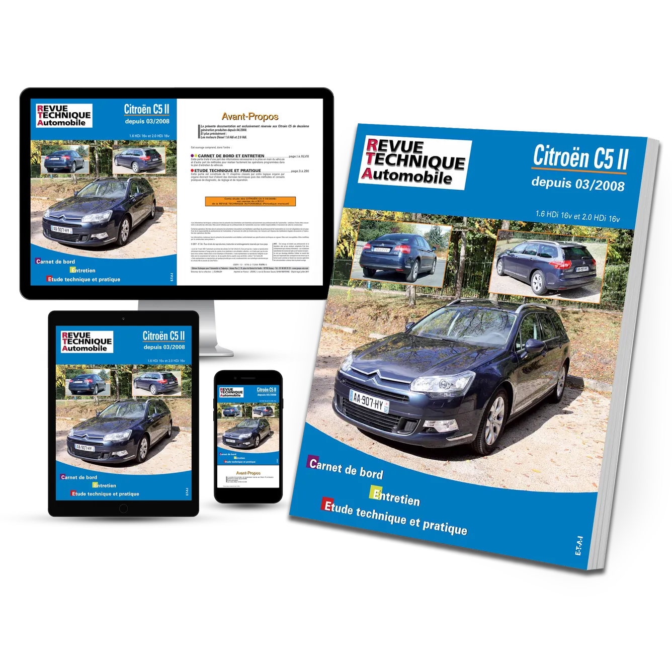 Citroën C5 II (2008 - 2012) - Revue Technique