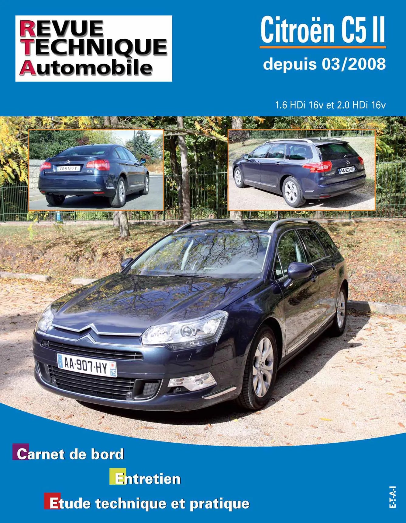 Citroën C5 II (2008 - 2012) - Revue Technique