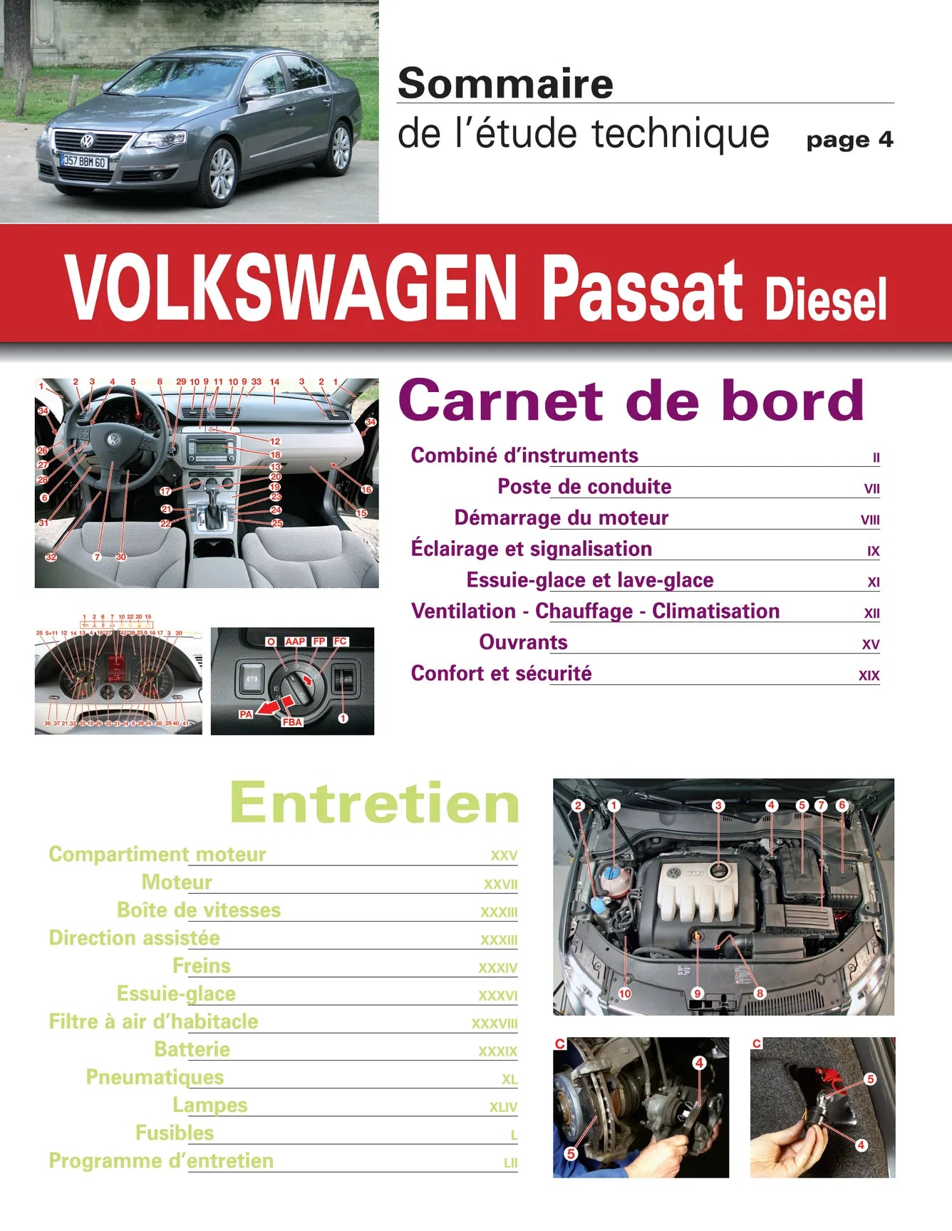 Volkswagen Passat V (2005 - 2008) - Revue Technique