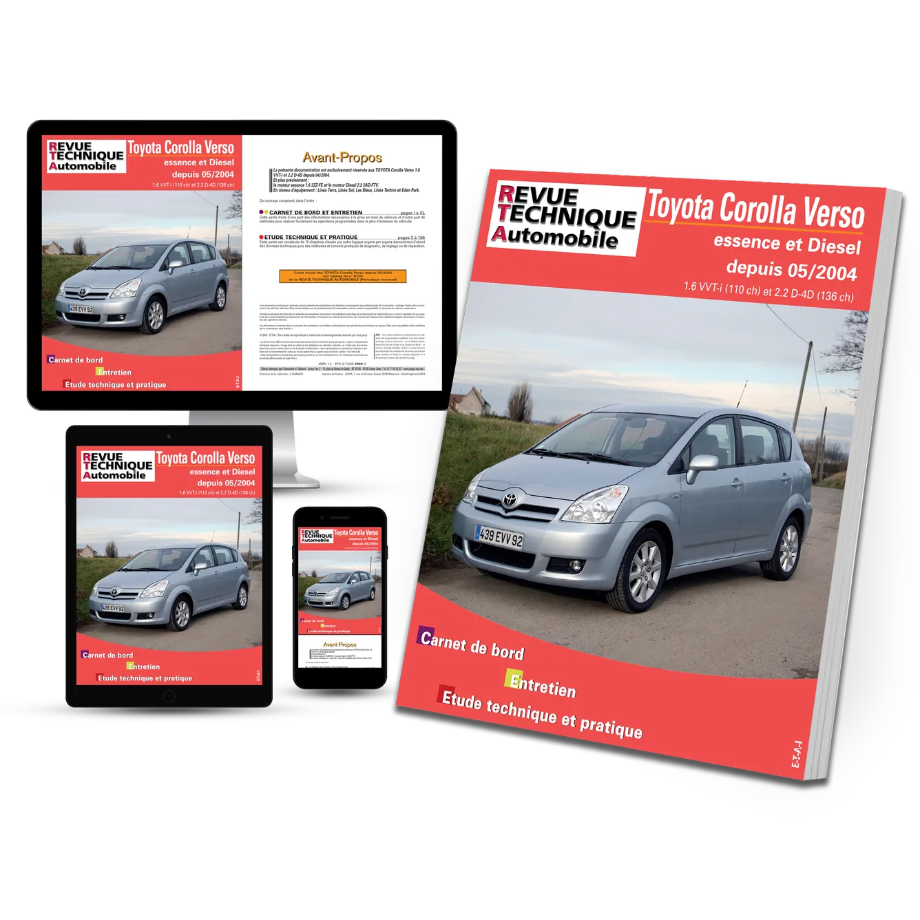 Toyota Corolla Verso II phase 1 (2004 - 2007) - Revue Technique
