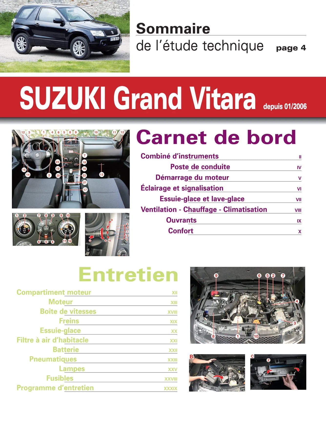 Suzuki Grand Vitara II phase 1 (2005 - 2009) - Revue Technique