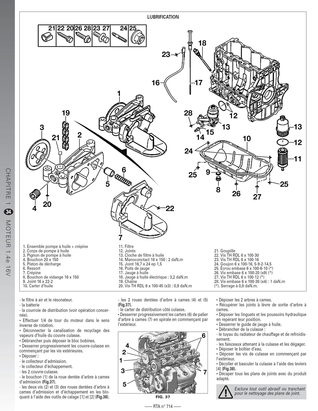 Peugeot 307 phase 2 (2005 - 2008) essence - Revue Technique