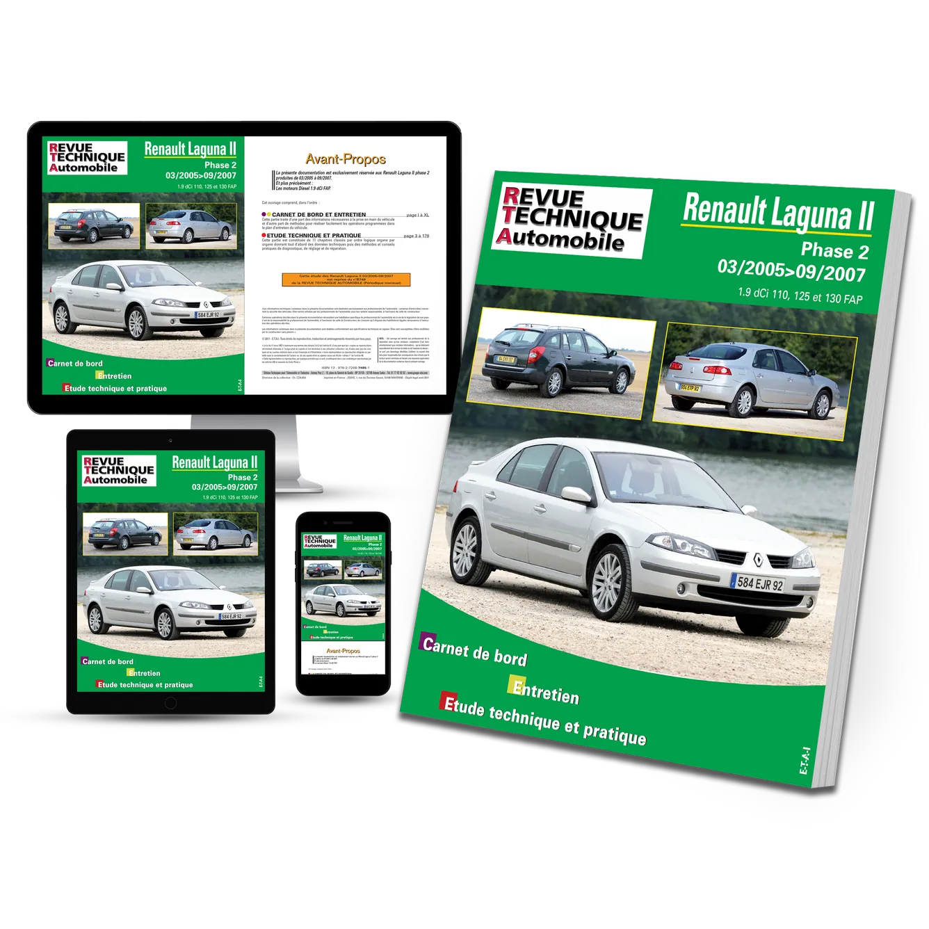 Renault Laguna II phase 2 (2005 - 2007) - Revue Technique