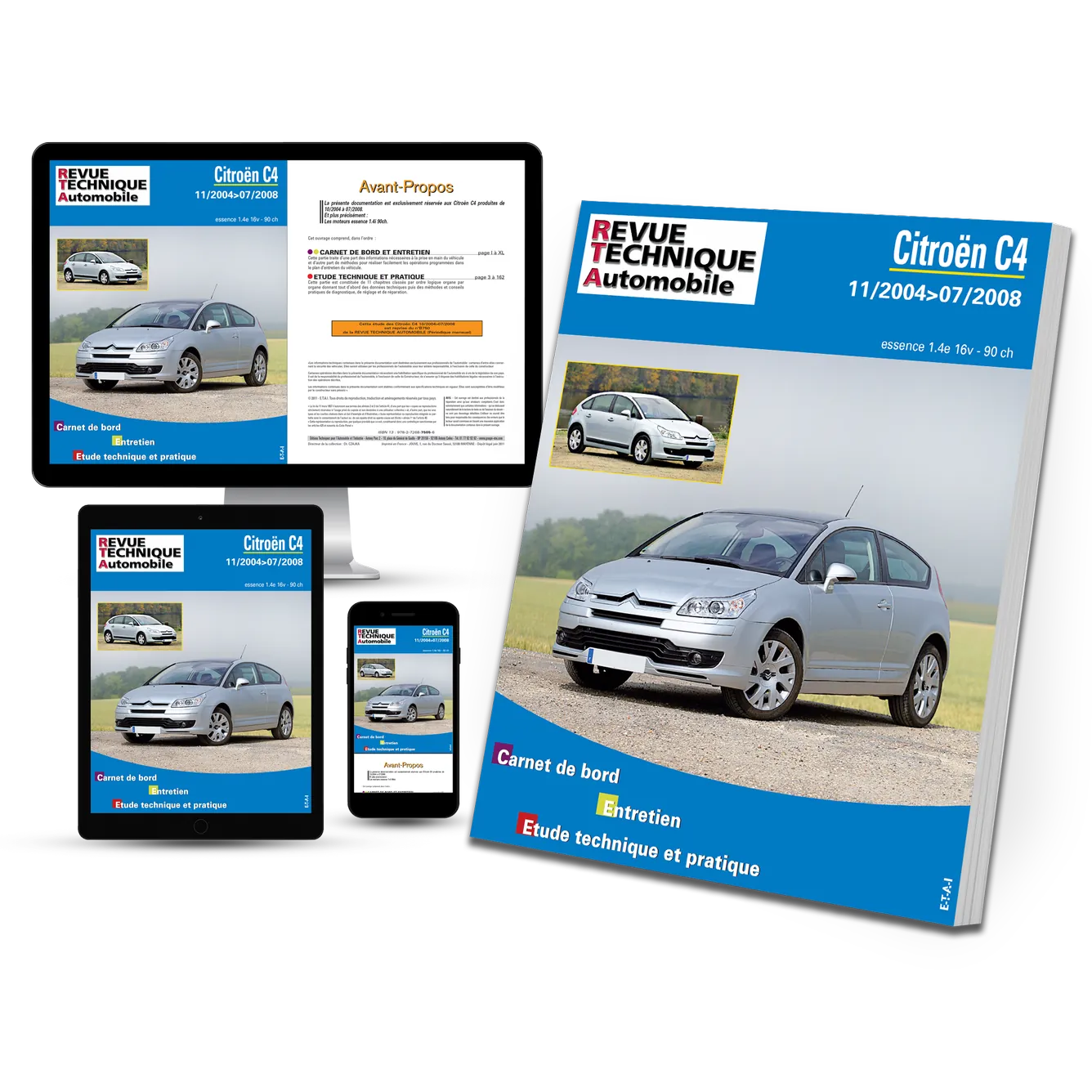 Citroën C4 I phase 1 (2004 - 2008) 1.4 essence - Revue Technique