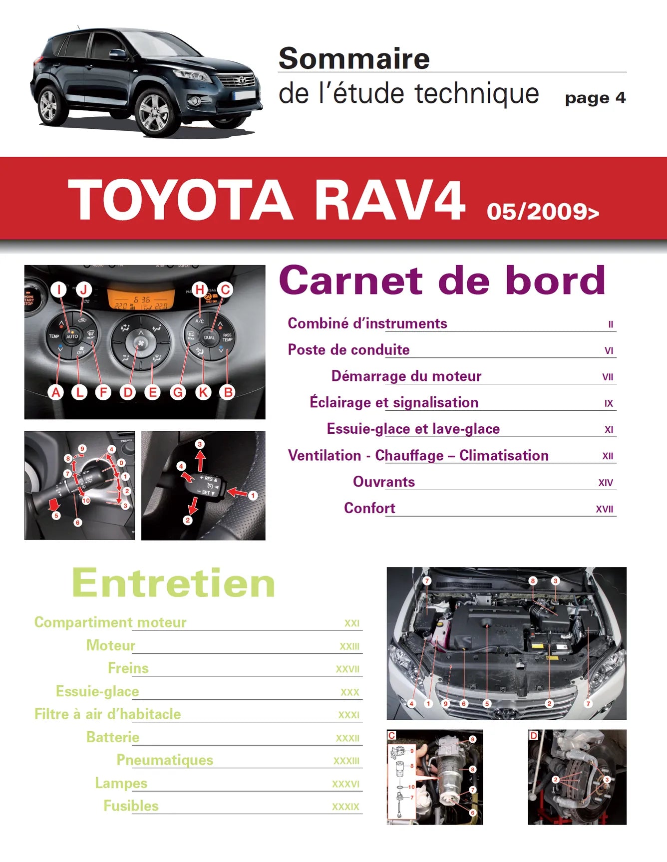 Toyota RAV4 III phase 2 (2009 - 2013) - Revue Technique