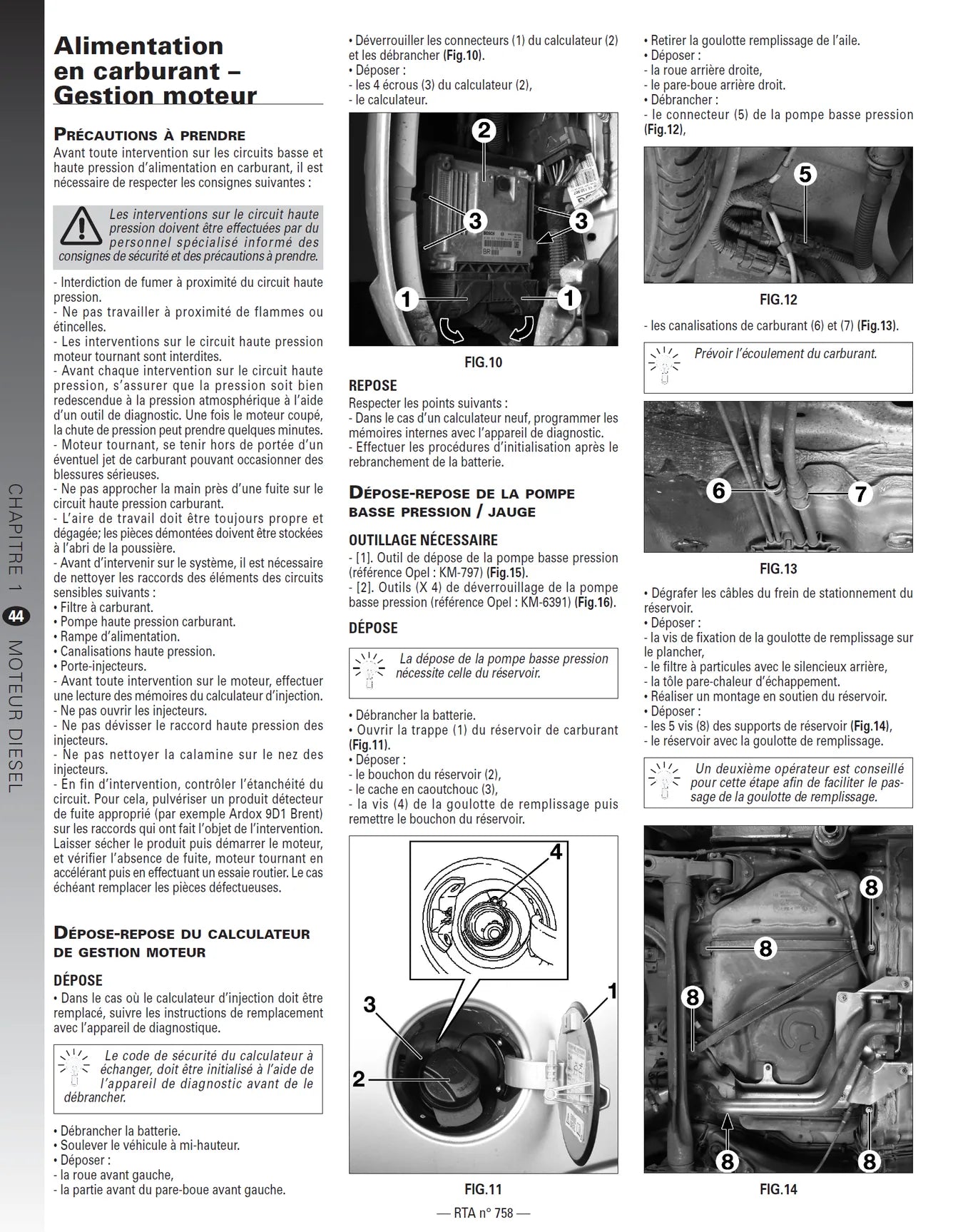 Opel Zafira II (2005 - 2010) - Revue Technique