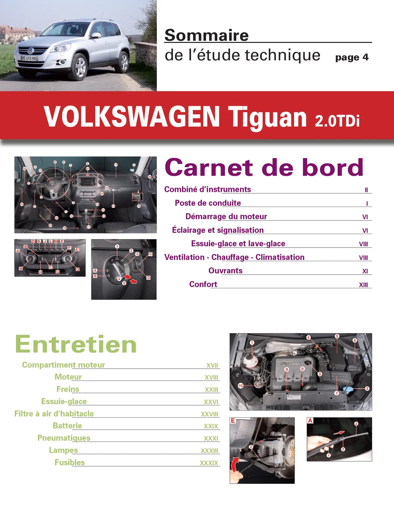 Volkswagen Tiguan I phase 1 (2007 - 2011) - Revue Technique
