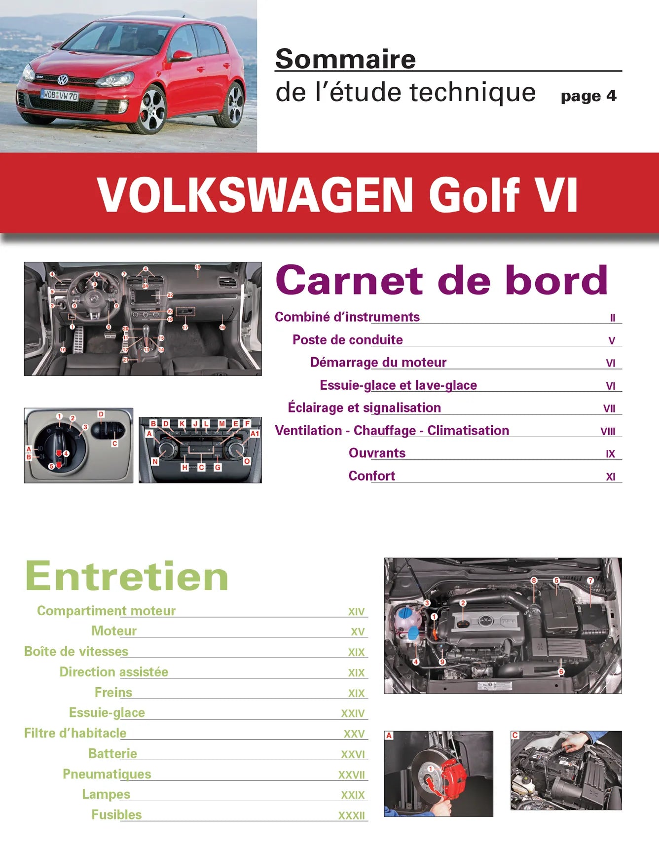 Volkswagen Golf VI (2009 - 2011) GTI - Revue Technique