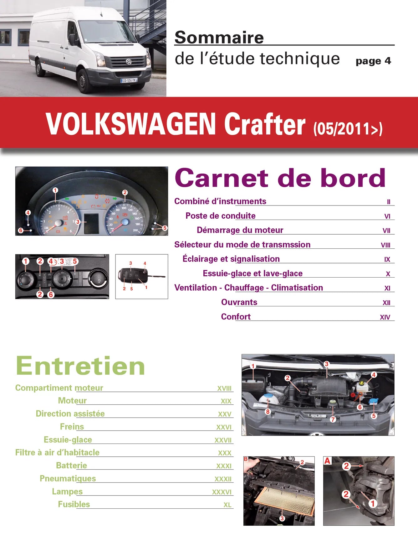 Volkswagen Crafter I phase 2 (2011 - 2016) - Revue Technique