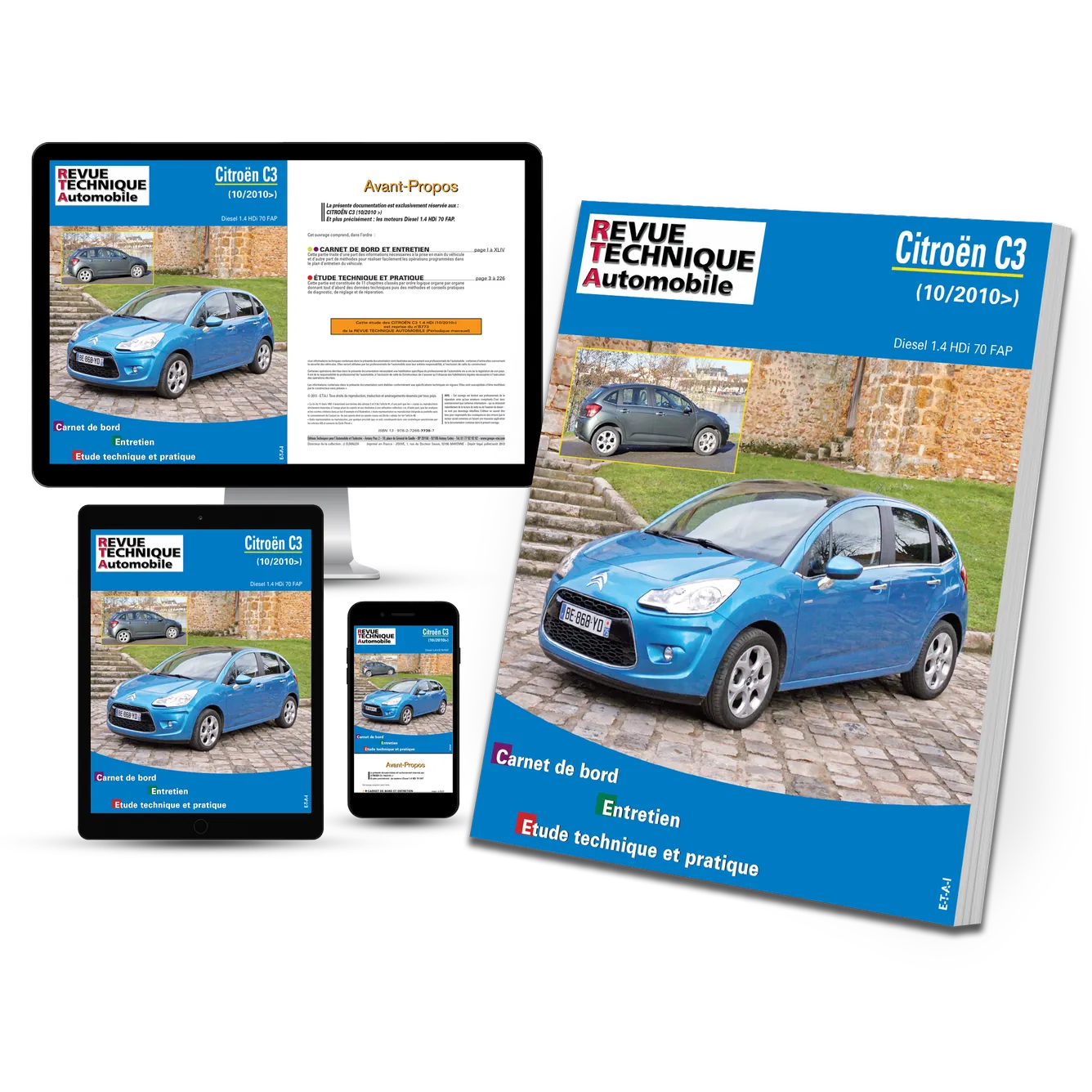 Citroën C3 II phase 1 (2010 - 2013) 1.4 HDi FAP - Revue Technique