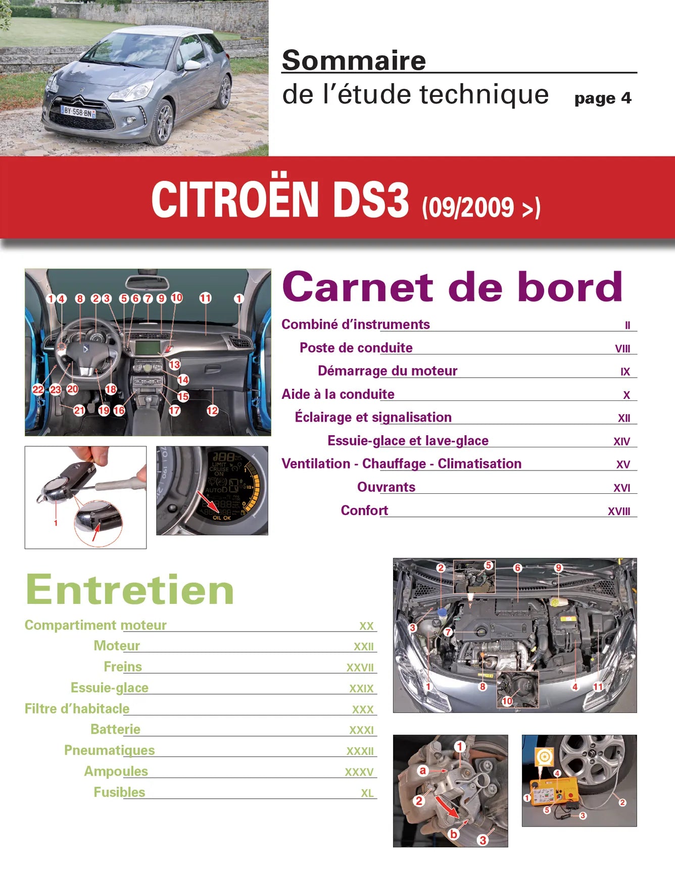 Citroën DS3 phase 1 (2009 - 2014) - Revue Technique
