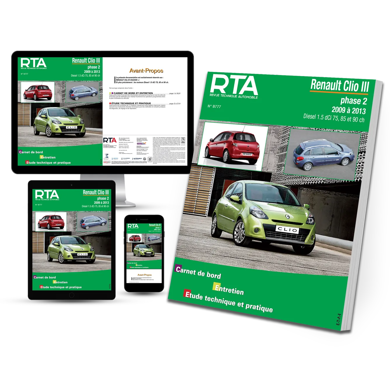 Renault Clio III phase 2 (2009 - 2013) - Revue Technique