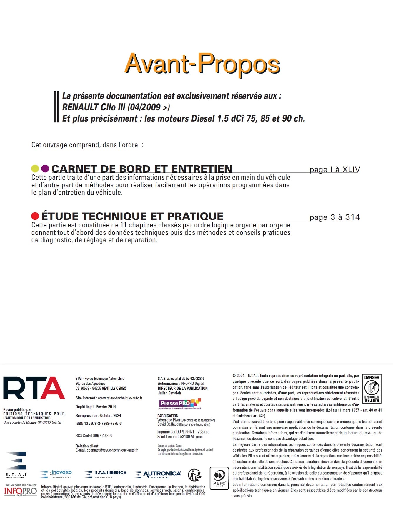 Renault Clio III phase 2 (2009 - 2013) - Revue Technique