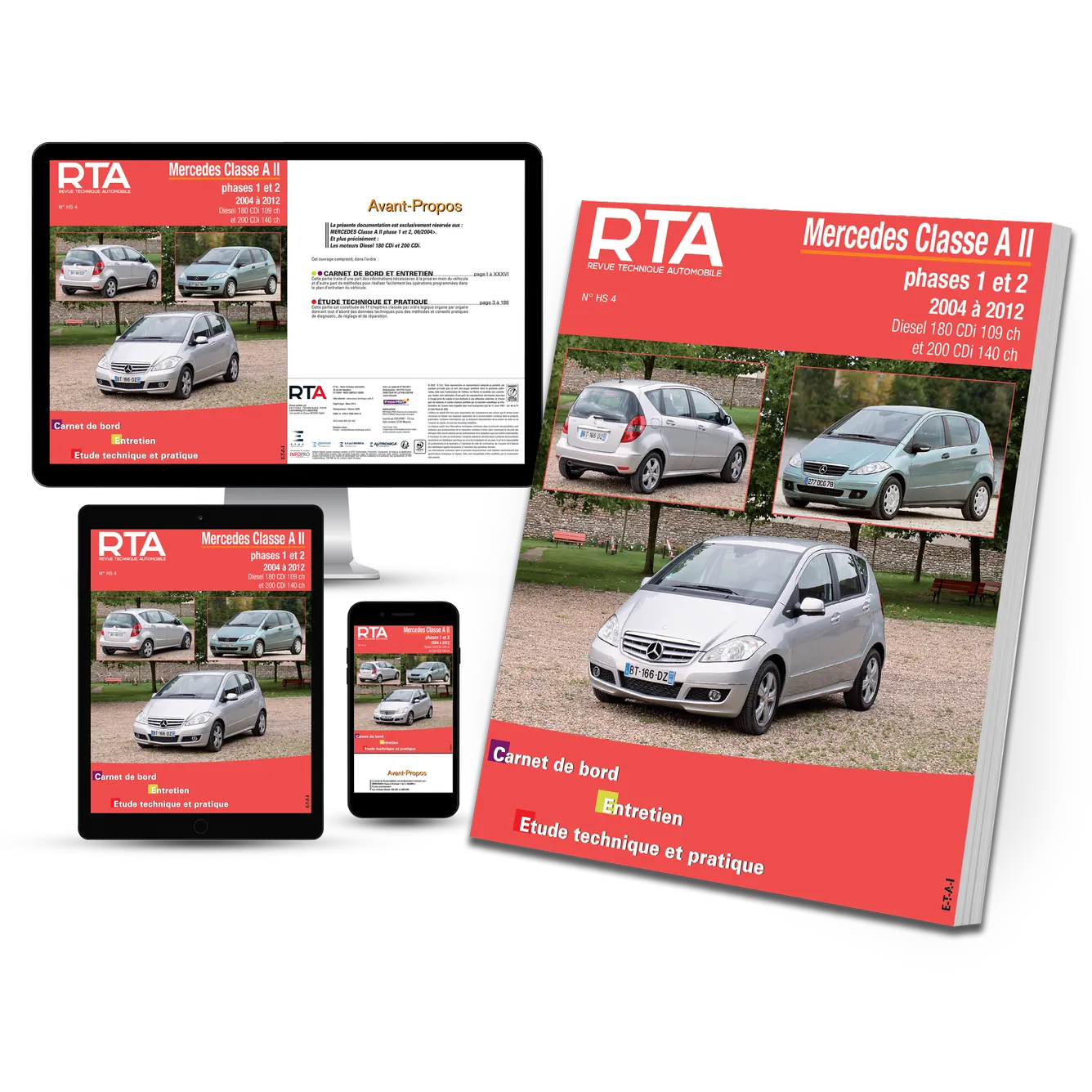 Mercedes-Benz Classe A II phases 1 et 2 (2004 - 2012) - Revue Technique