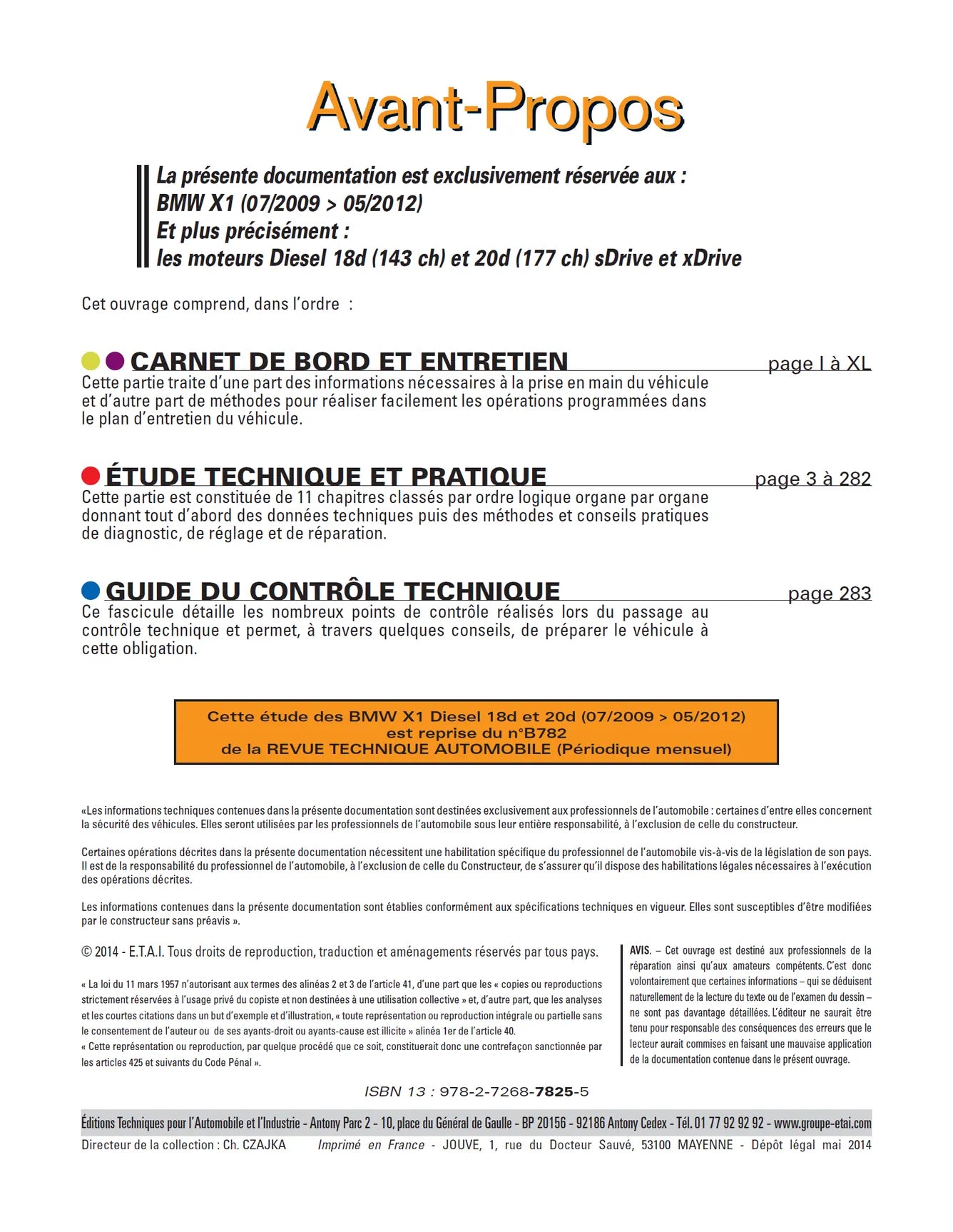 BMW X1 I phase 1 (2009 - 2012) - Revue Technique