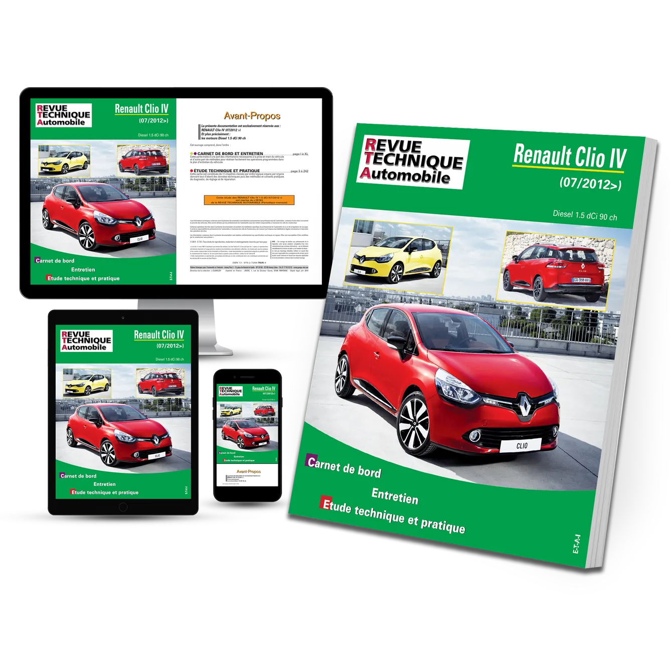 Renault Clio IV phase 1 (2012 - 2016) 1.5 dCi 90 - Revue Technique