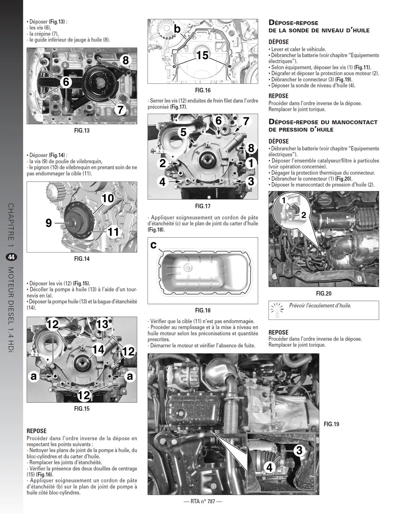 Peugeot 208 I phase 1 (2012 - 2015) diesel - Revue Technique