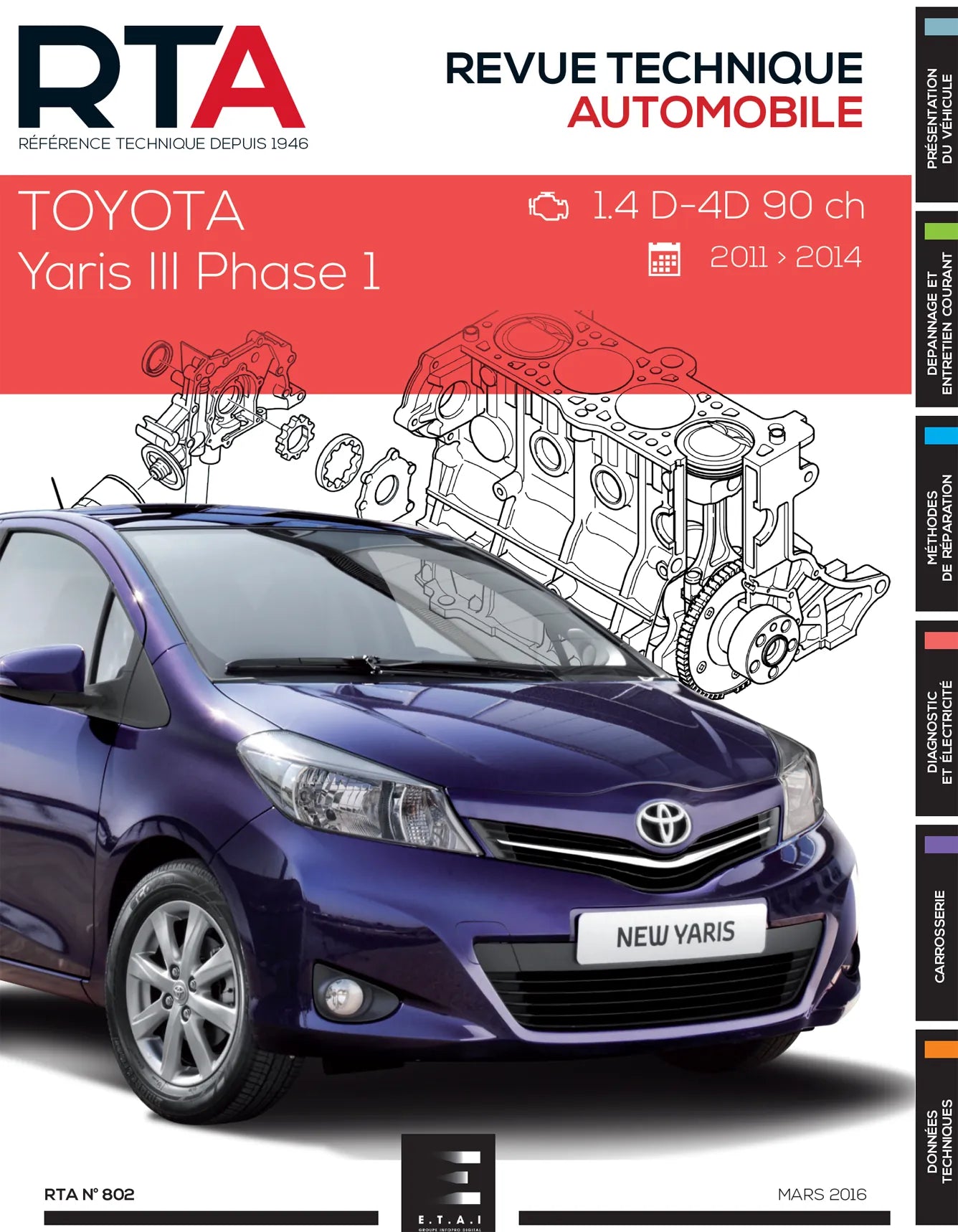 Toyota Yaris III phase 1 (2011 - 2014) - Revue Technique