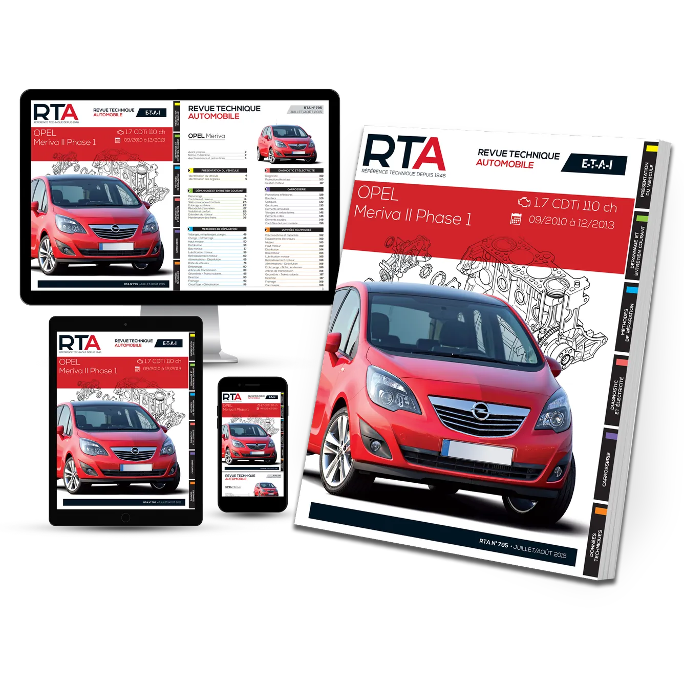 Opel Meriva II phase 1 (2010 - 2014) - Revue Technique