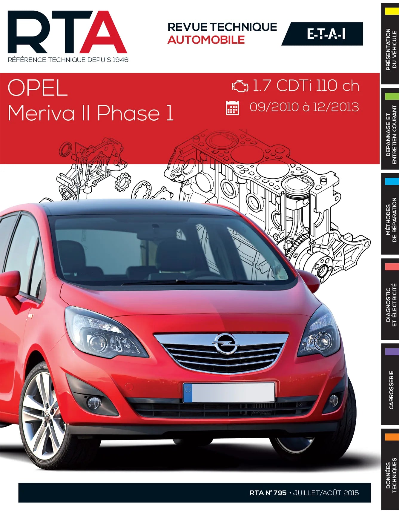 Opel Meriva II phase 1 (2010 - 2014) - Revue Technique