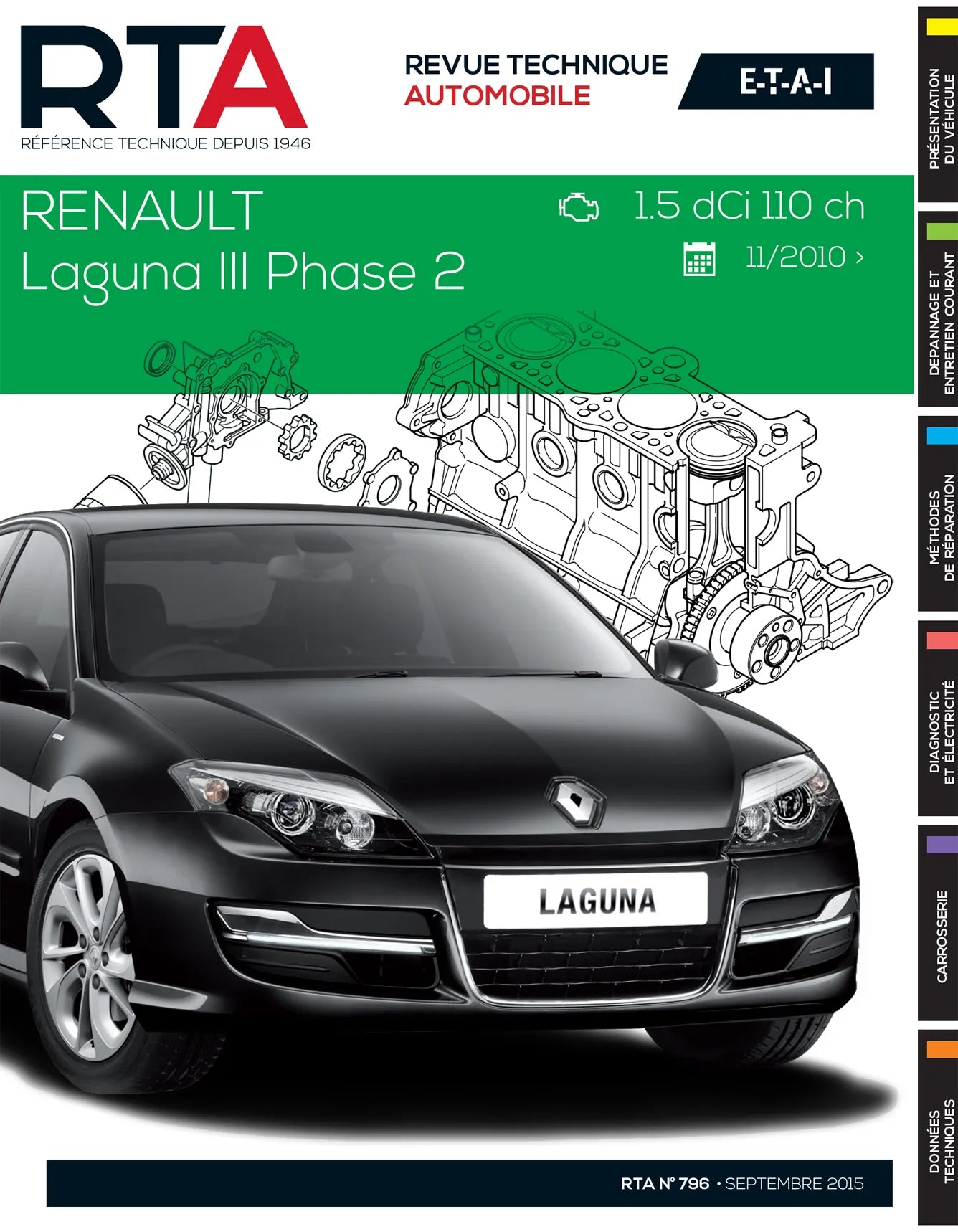Renault Laguna III phase 2 (2010 - 2013) - Revue Technique
