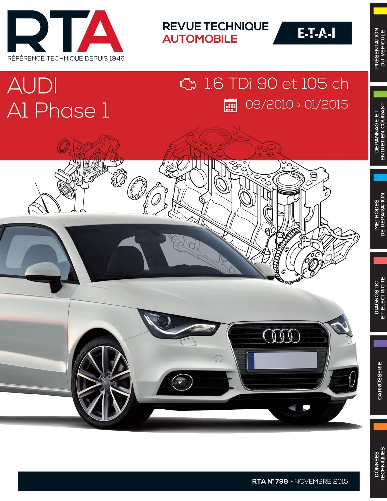 Audi A1 I phase 1 (2010 - 2015) - Revue Technique