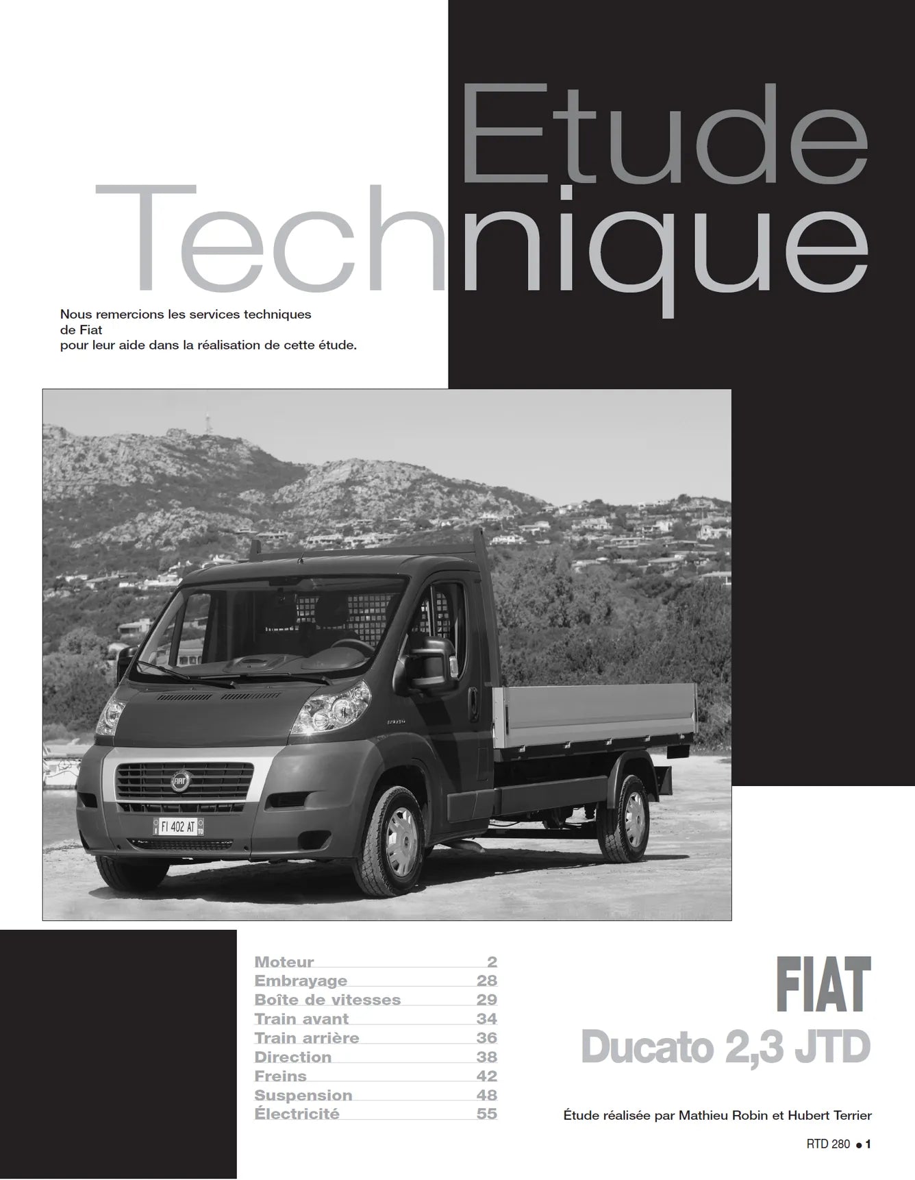 Fiat Ducato III phase 1 (2006 - 2014) 2.3 JTD Euro 4 - Revue Technique