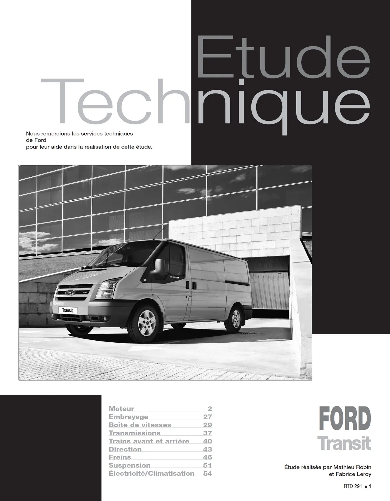 Ford Transit IV phase 2 (2006 - 2008) - Revue Technique