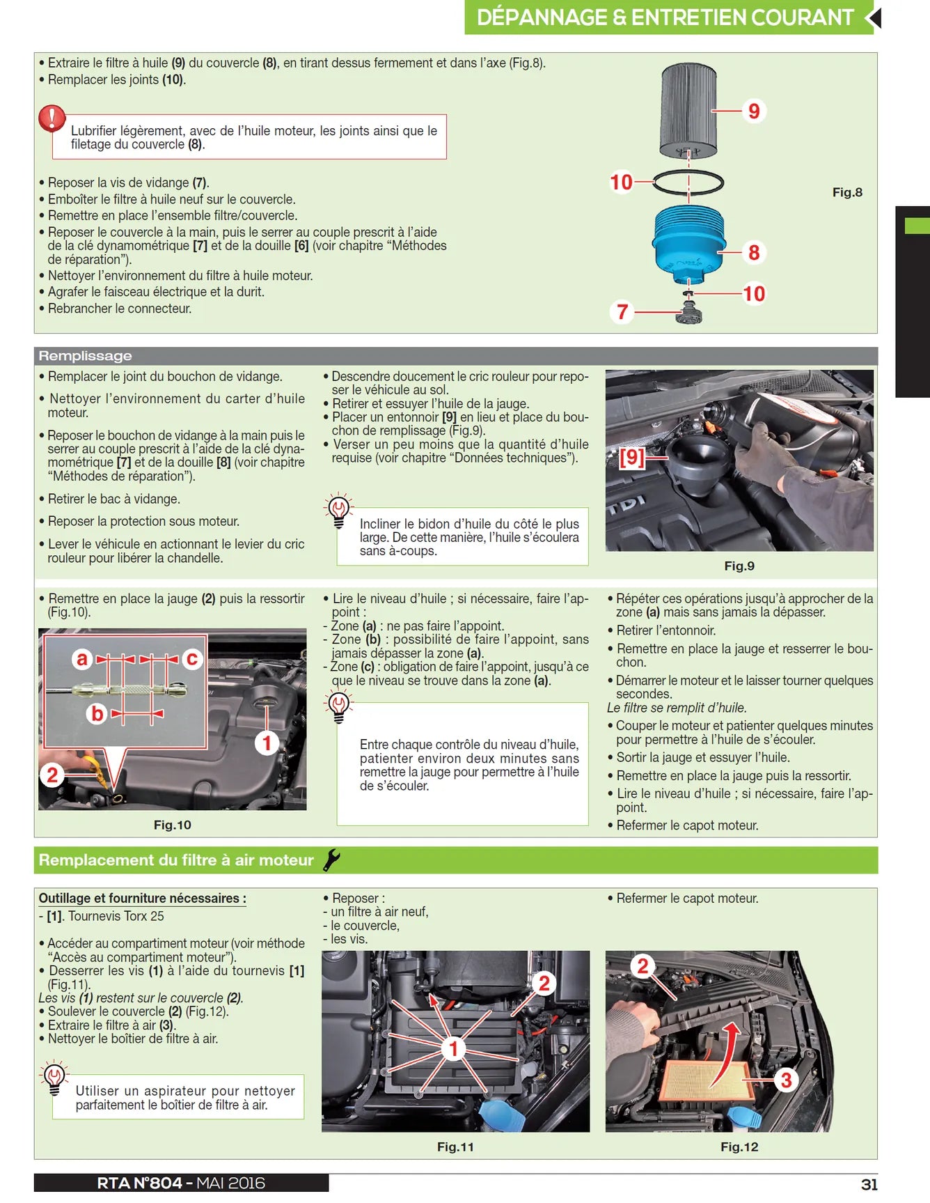Audi A3 III phase 1 (2012 - 2017) - Revue Technique
