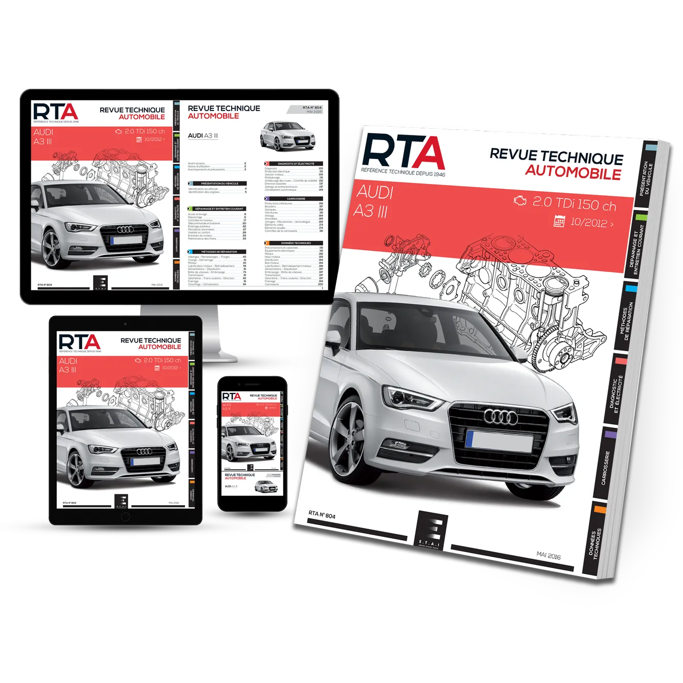 Audi A3 III phase 1 (2012 - 2017) - Revue Technique