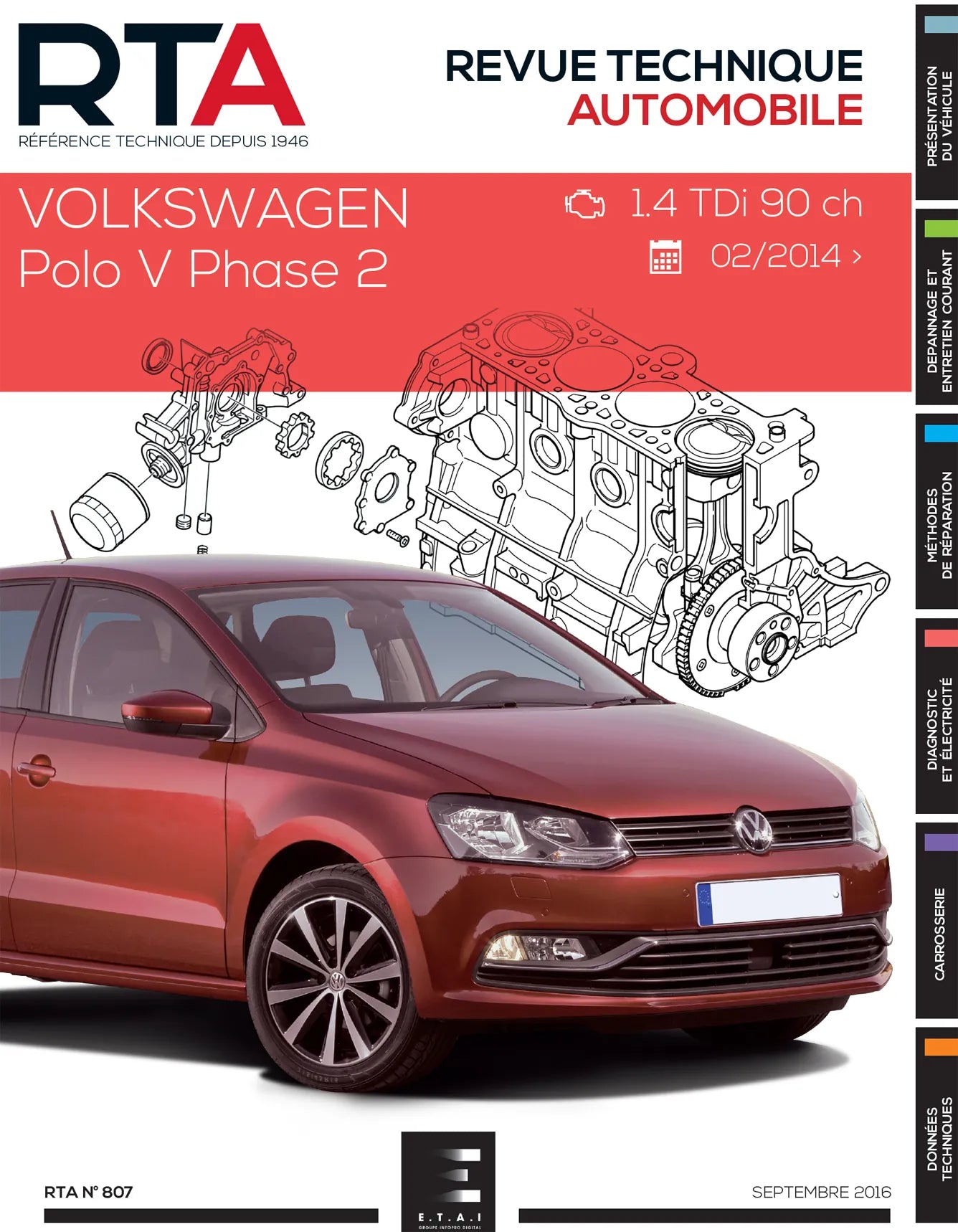 Volkswagen Polo V phase 2 (2014 - 2017) diesel - Revue Technique