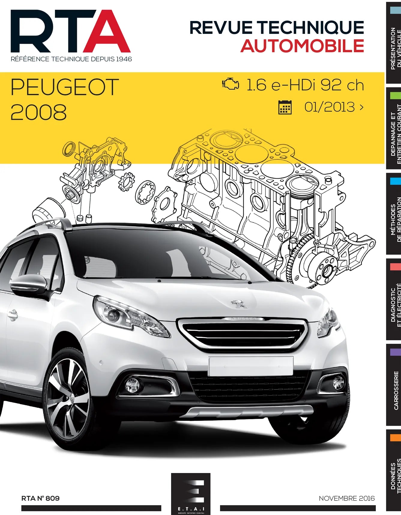 Peugeot 2008 I phase 1 (2013 - 2016) diesel - Revue Technique
