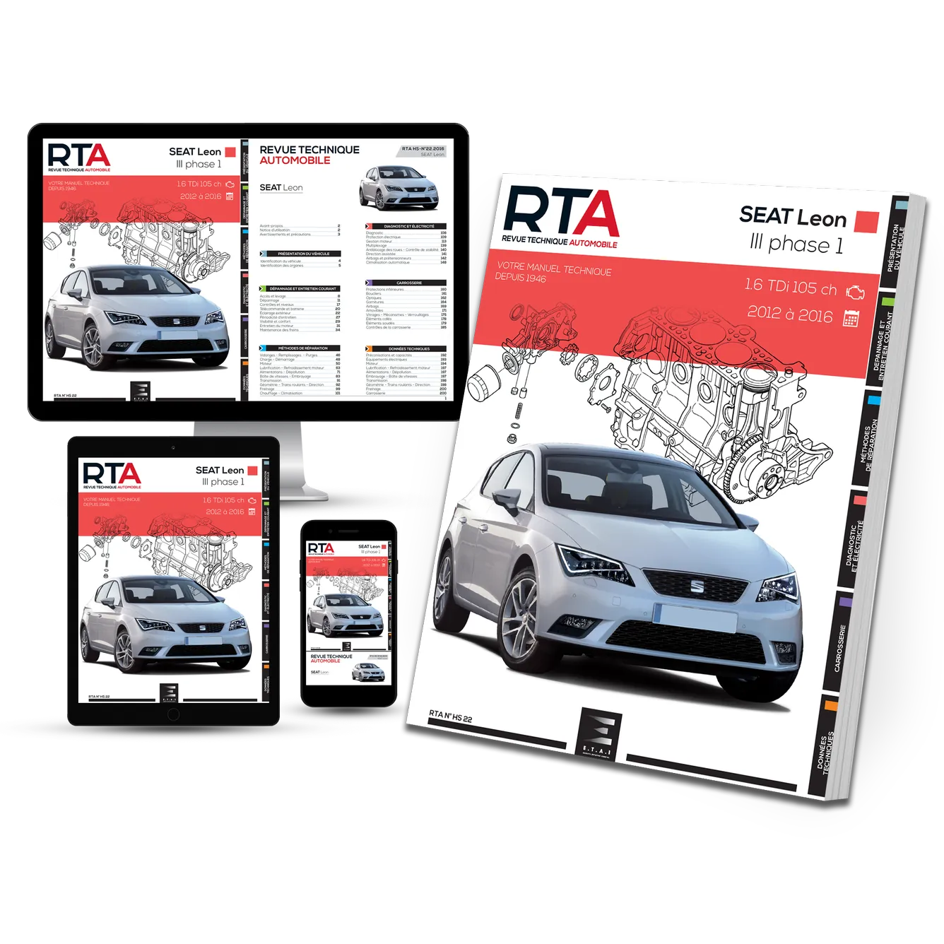 Seat Leon III phase 1 (2012 - 2016) - Revue Technique