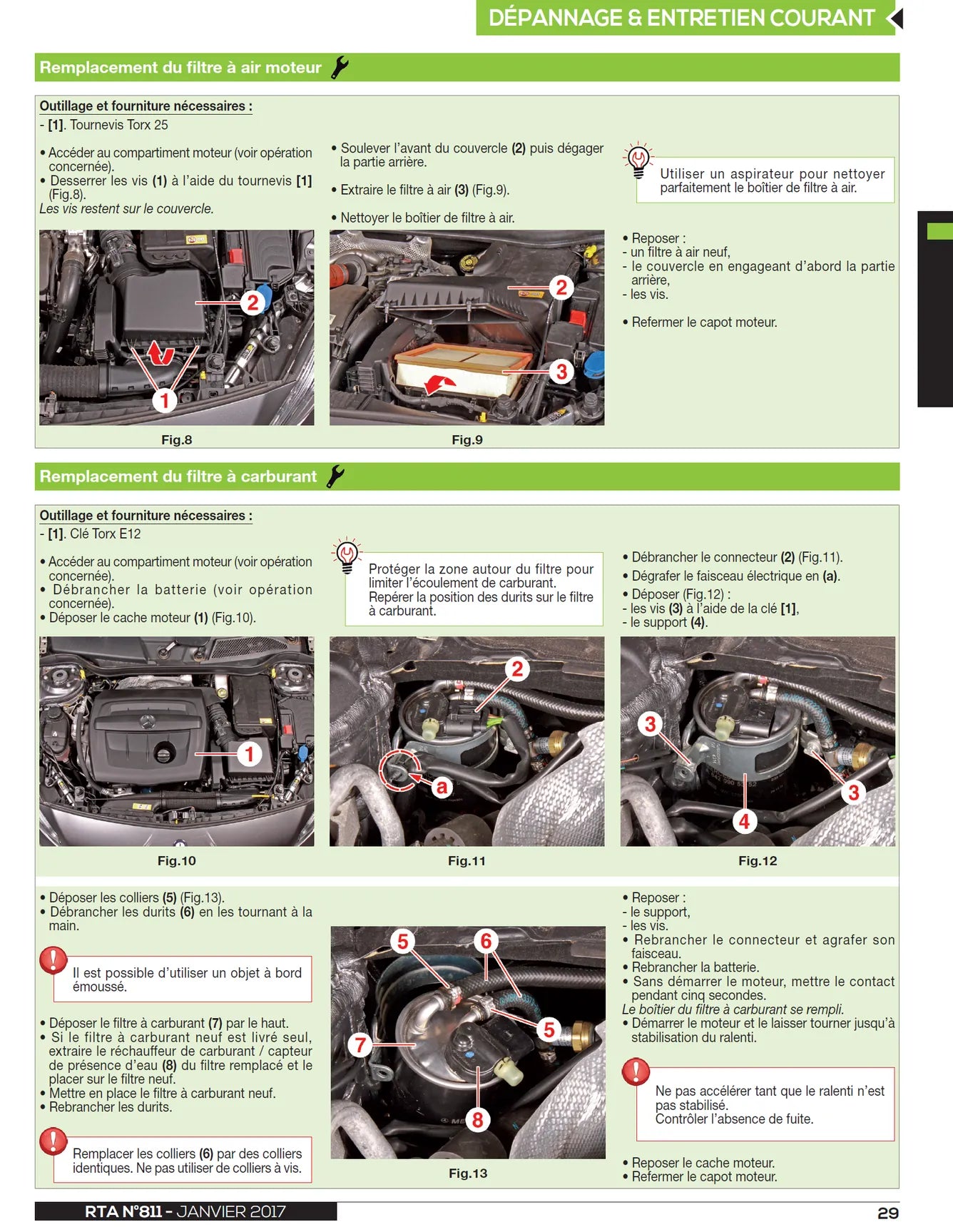 Mercedes-Benz Classe A III phase 1 (2012 - 2015) - Revue Technique