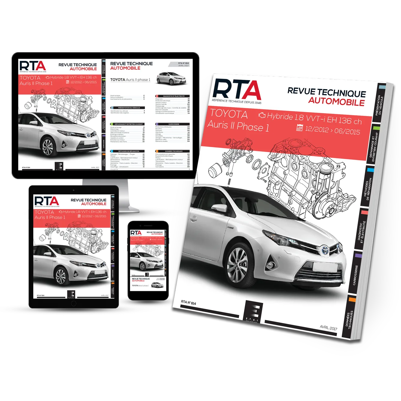 Toyota Auris II phase 1 (2012 - 2015) - Revue Technique
