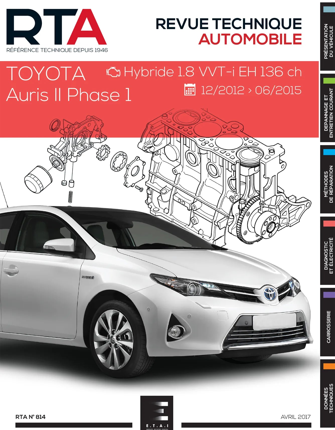Toyota Auris II phase 1 (2012 - 2015) - Revue Technique