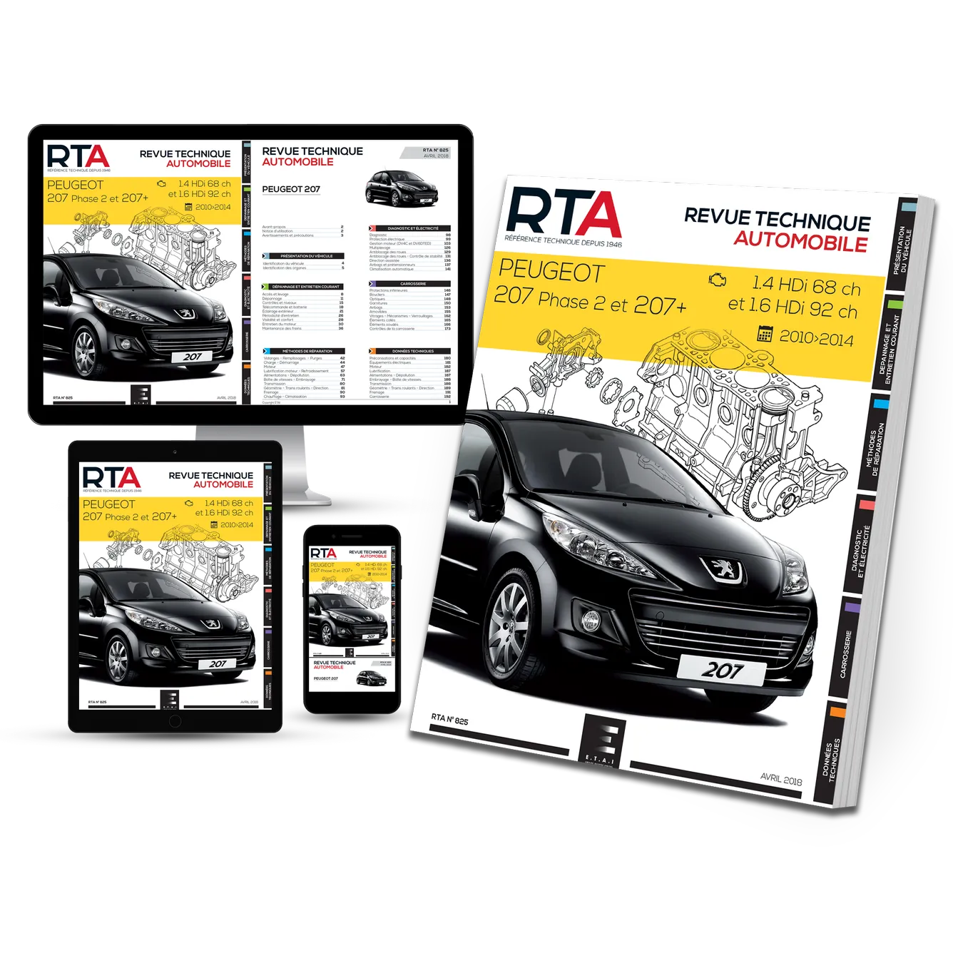 Peugeot 207 phase 2 / 207+ (2010 - 2014) - Revue Technique