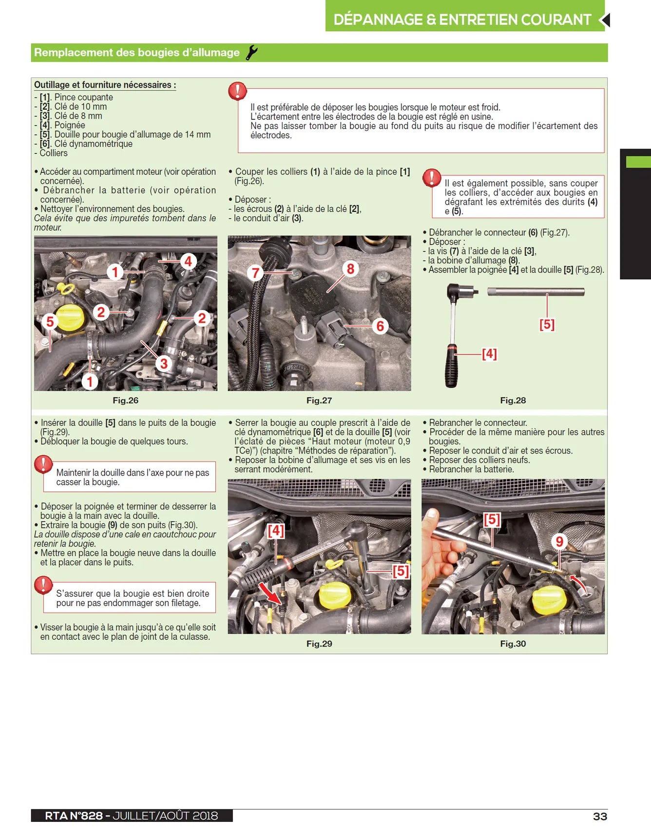 Renault Clio IV phase 1 (2012 - 2016) essence - Revue Technique