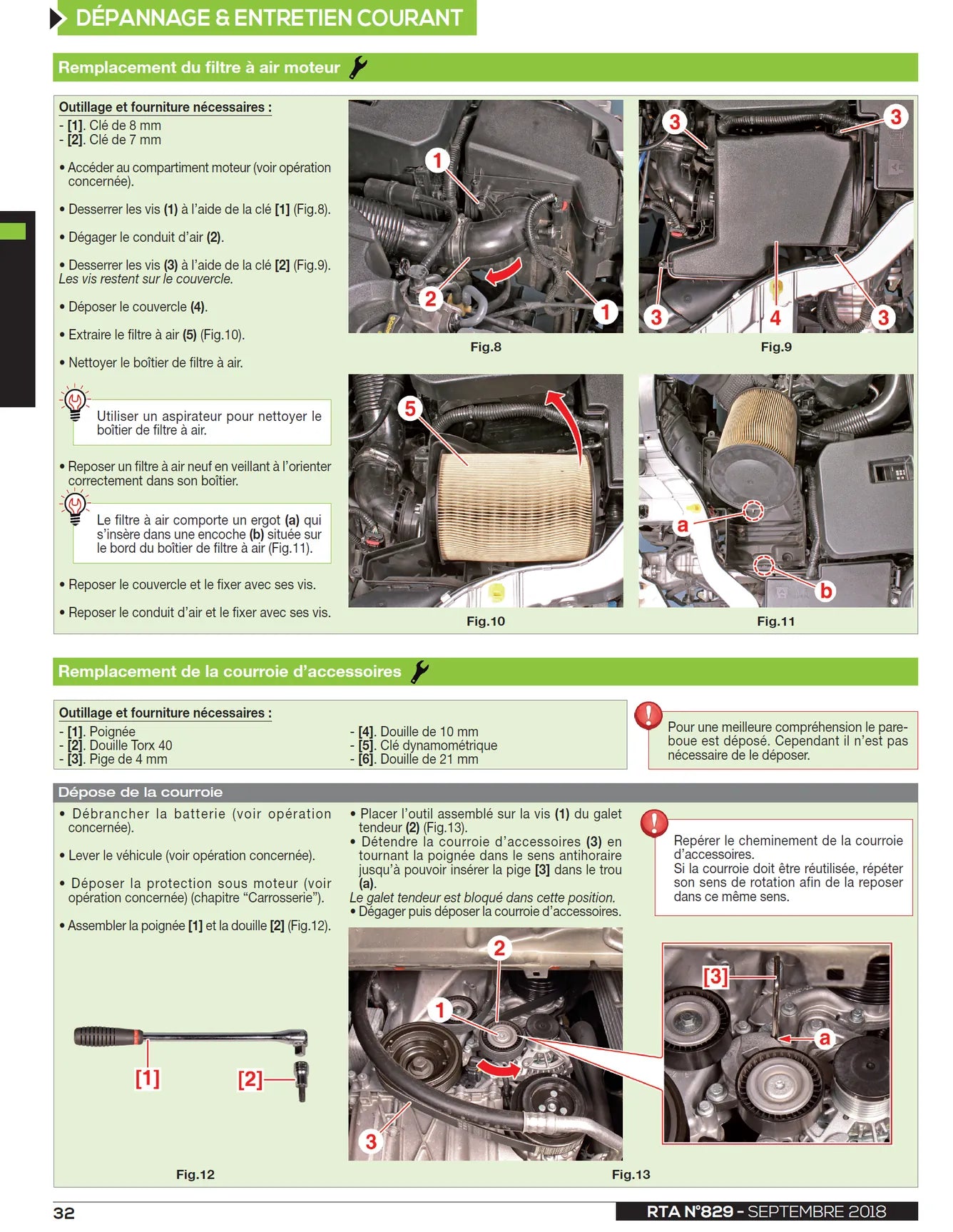 Ford Focus III phase 1 (2011 - 2015) essence - Revue Technique