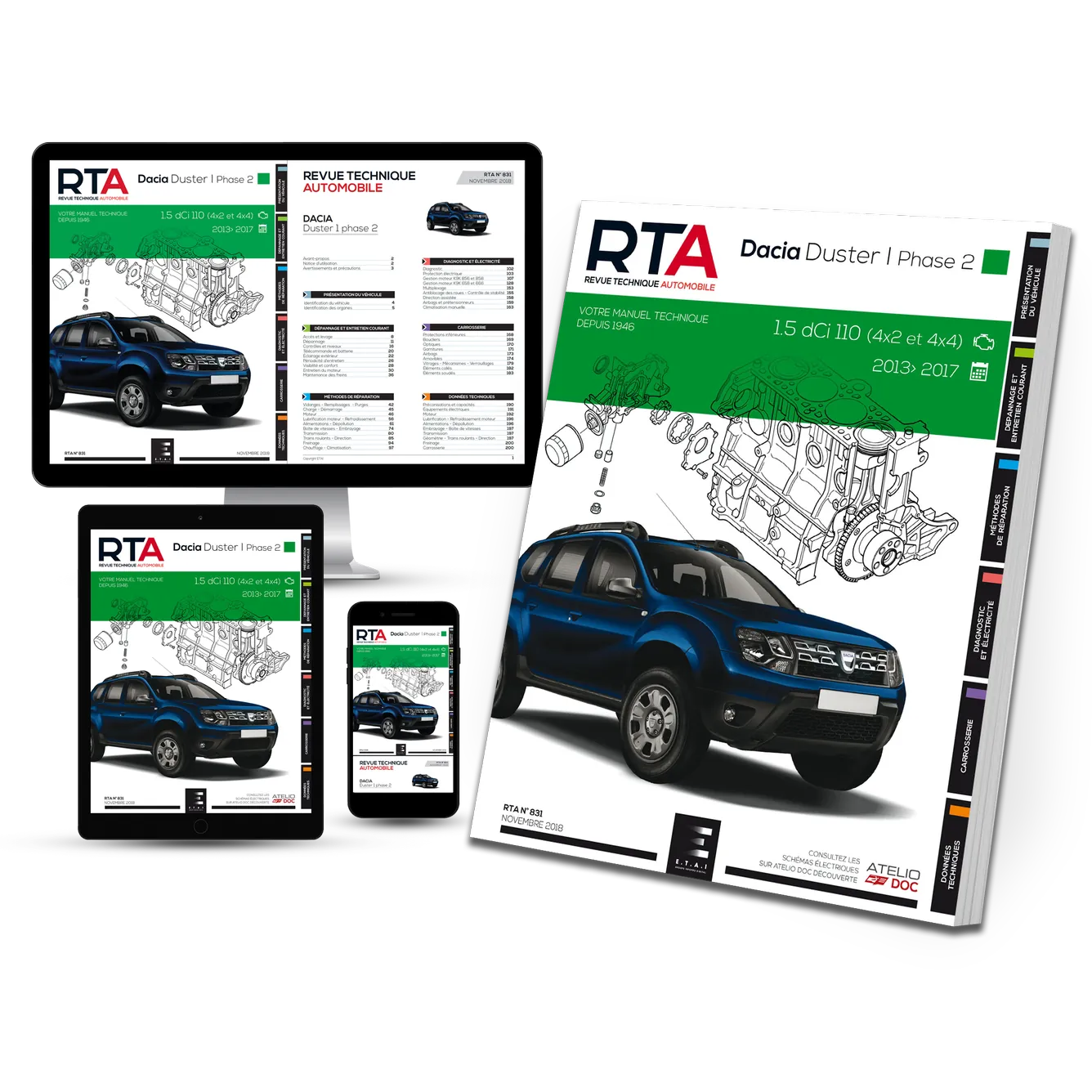 Dacia Duster I phase 2 (2013 - 2017) - Revue Technique