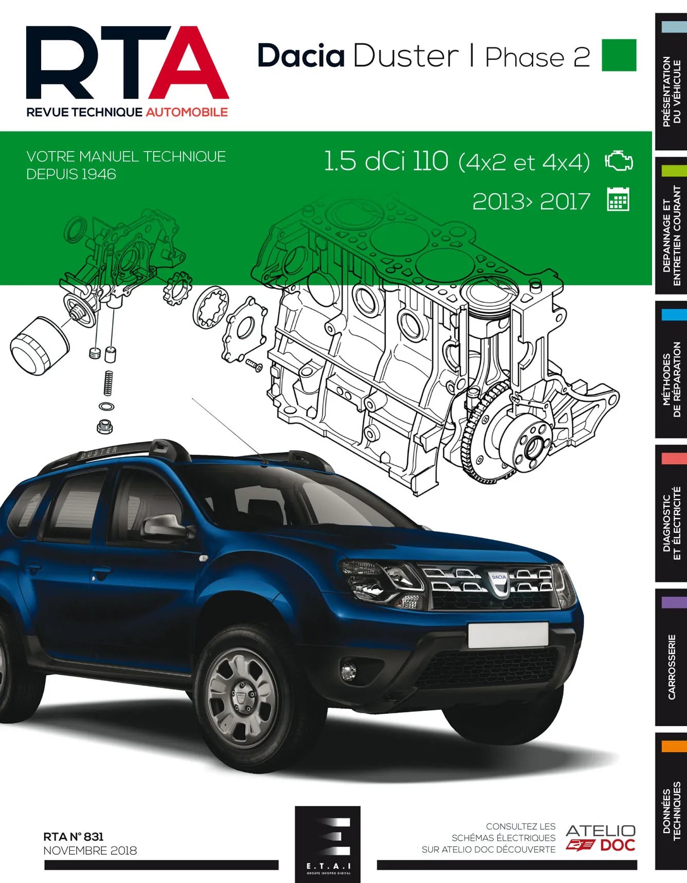 Dacia Duster I phase 2 (2013 - 2017) - Revue Technique