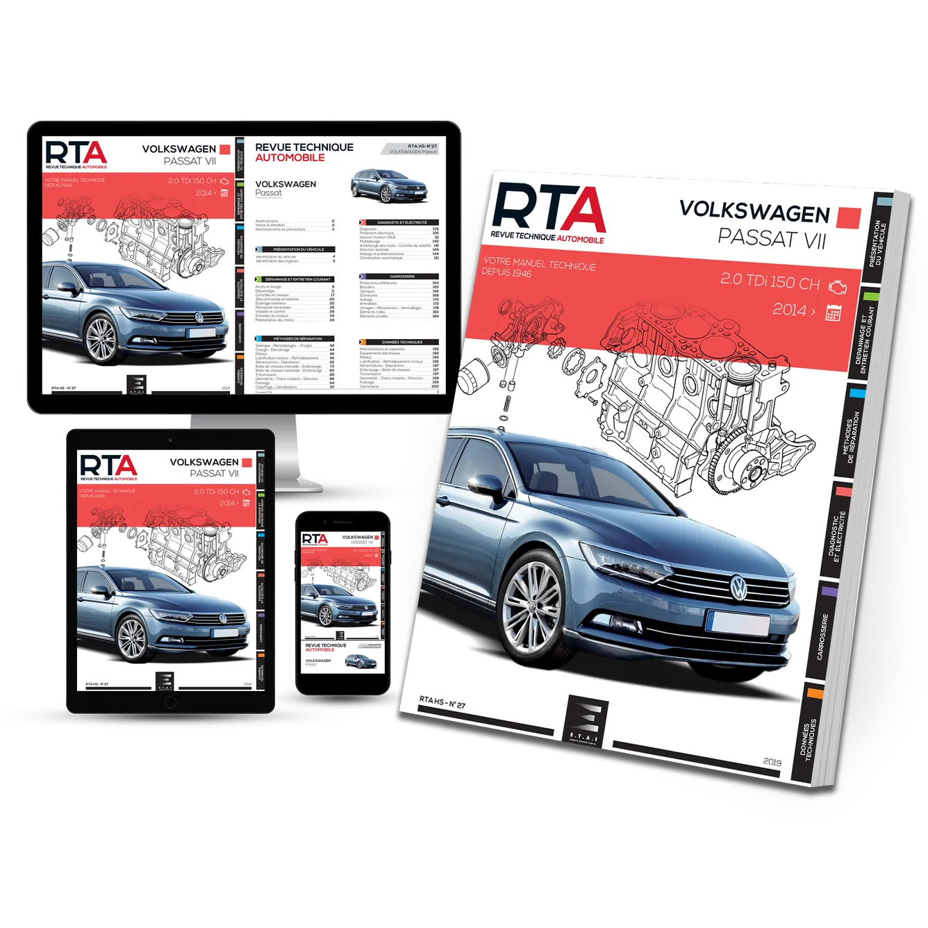 Volkswagen Passat VII phase 1 (2014 - 2019) - Revue Technique