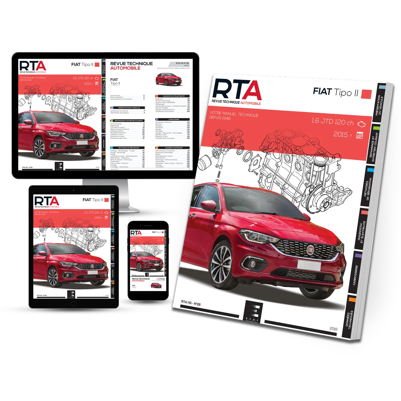 Fiat Tipo II phase 1 (2016 - 2020) - Revue Technique