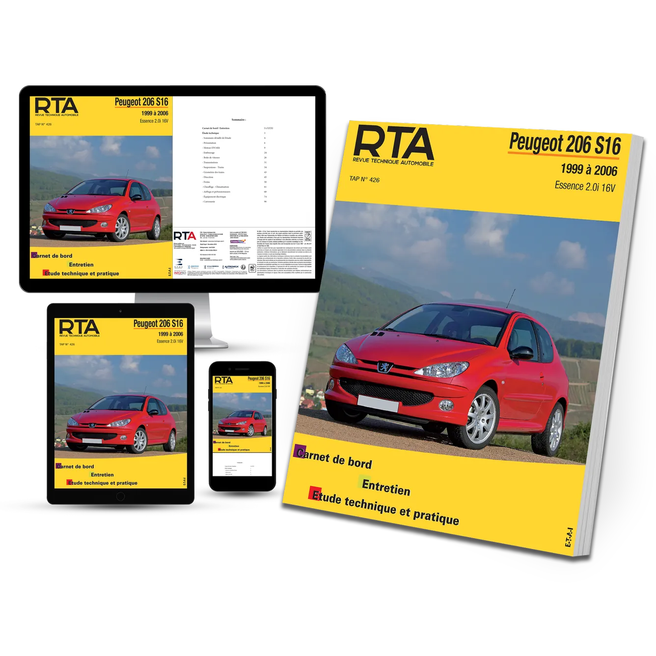 Peugeot 206 S16 (1999 - 2006) - Revue Technique