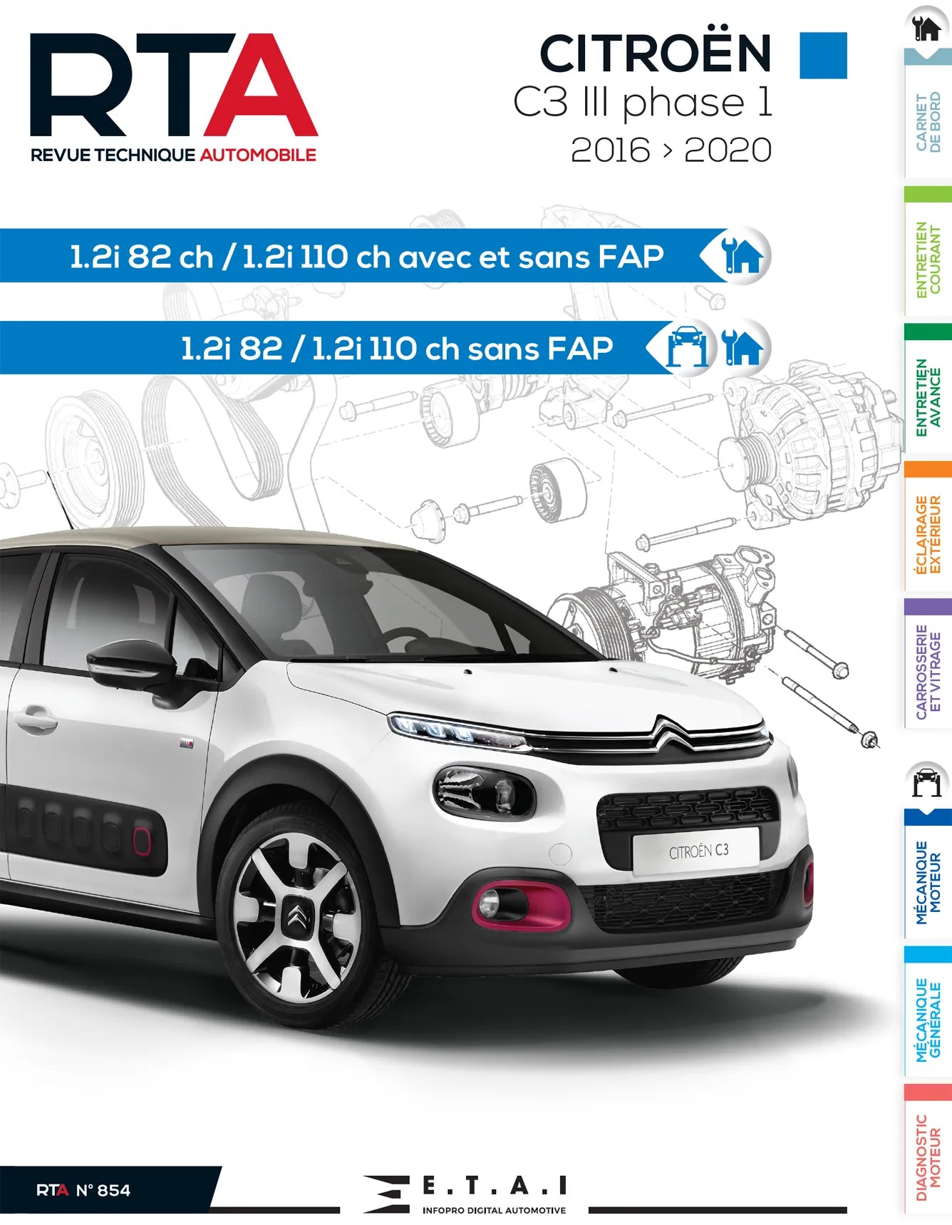 Citroën C3 III phase 1 (2016 - 2020) - Revue Technique
