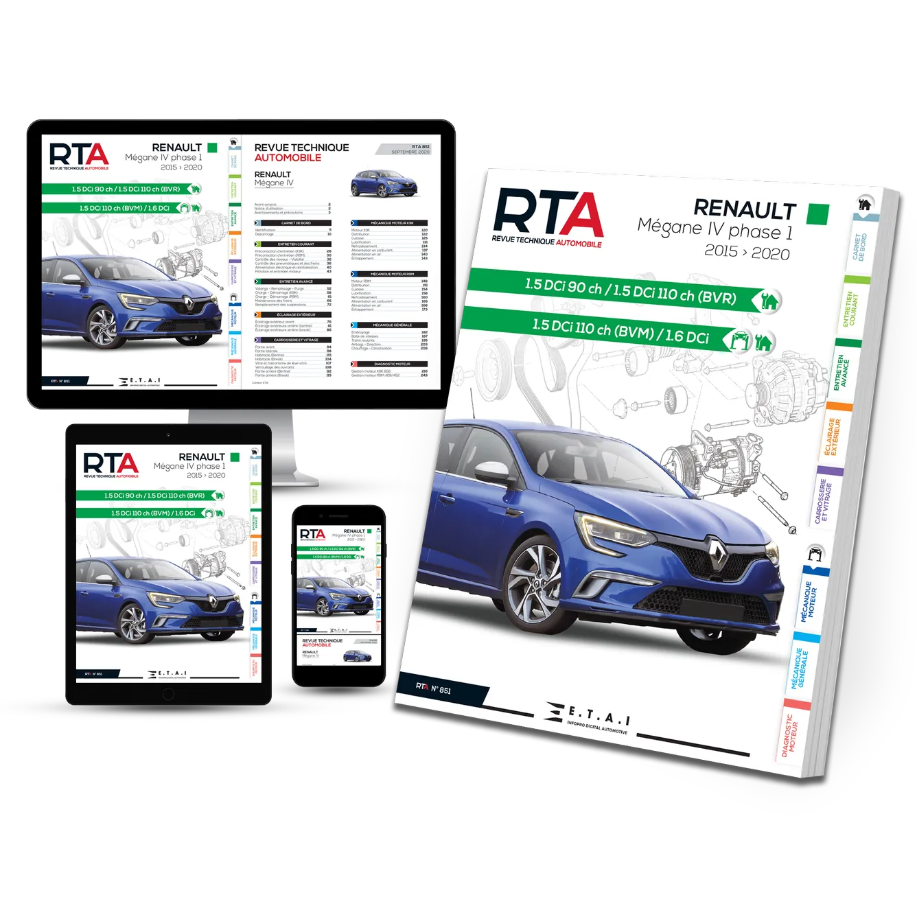 Renault Mégane IV phase I (2015 - 2020) - Revue Technique