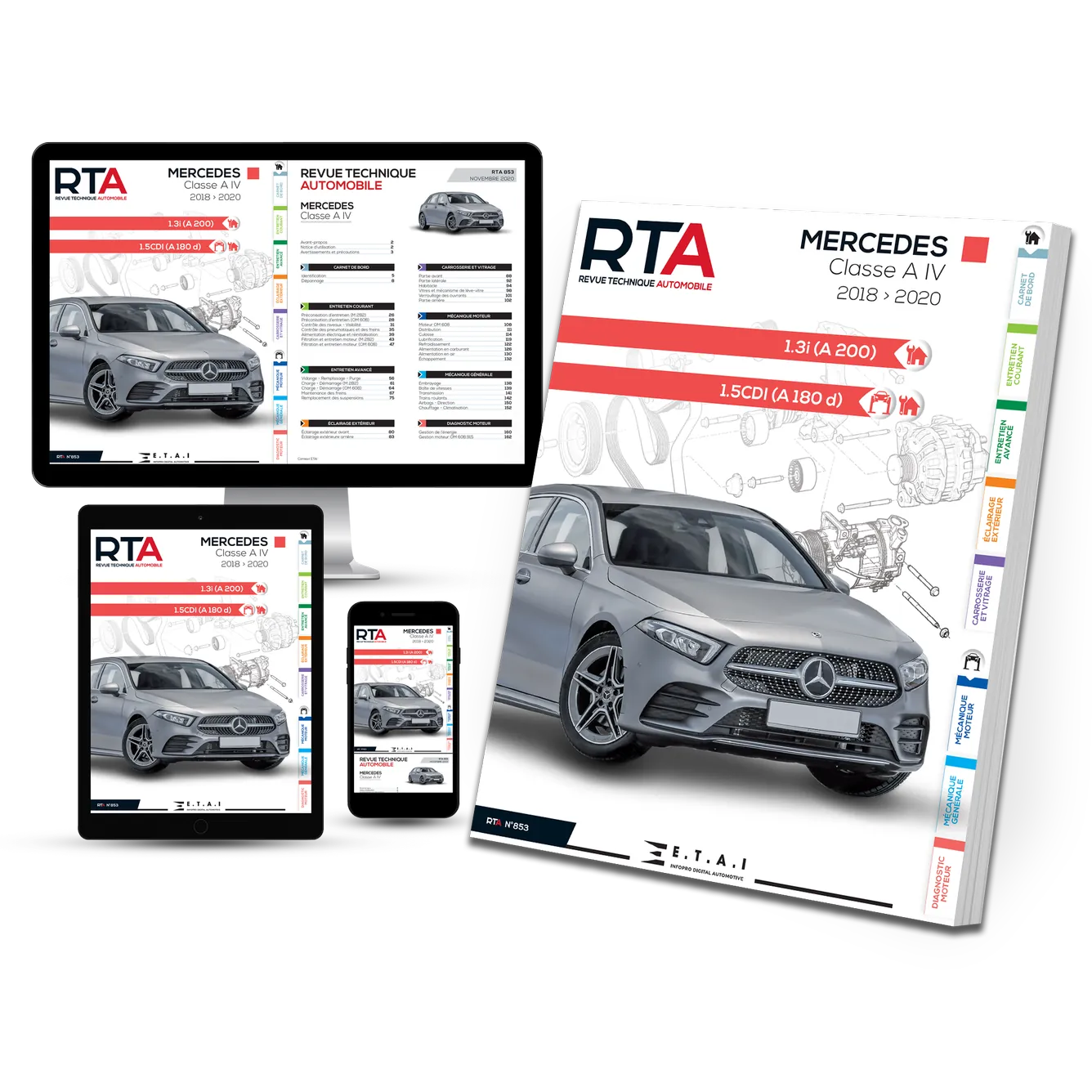 Mercedes-Benz Classe A IV phase 1 (2018 - 2020) - Revue Technique